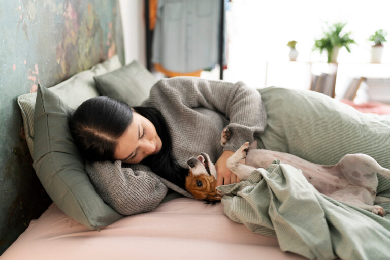 Dormir avec un animal de compagnie